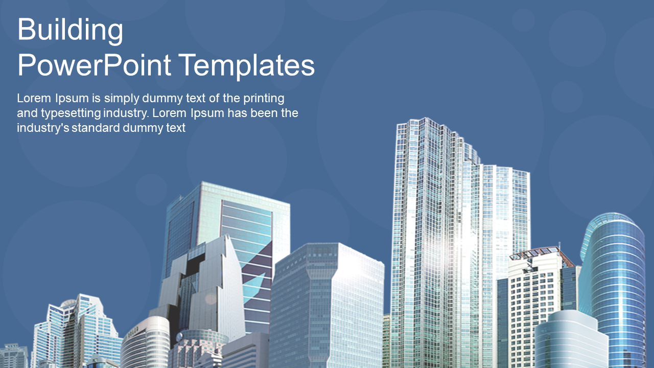 building powerpoint templates
